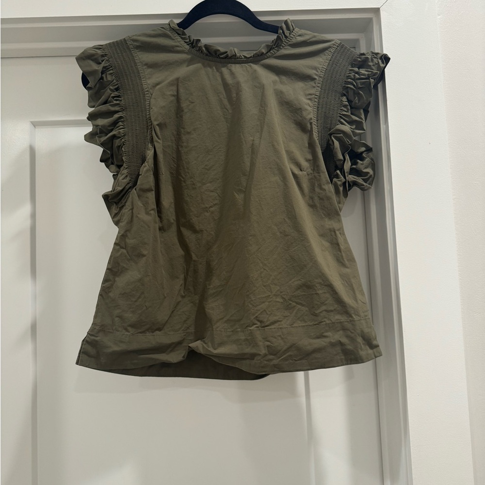 Green blouse